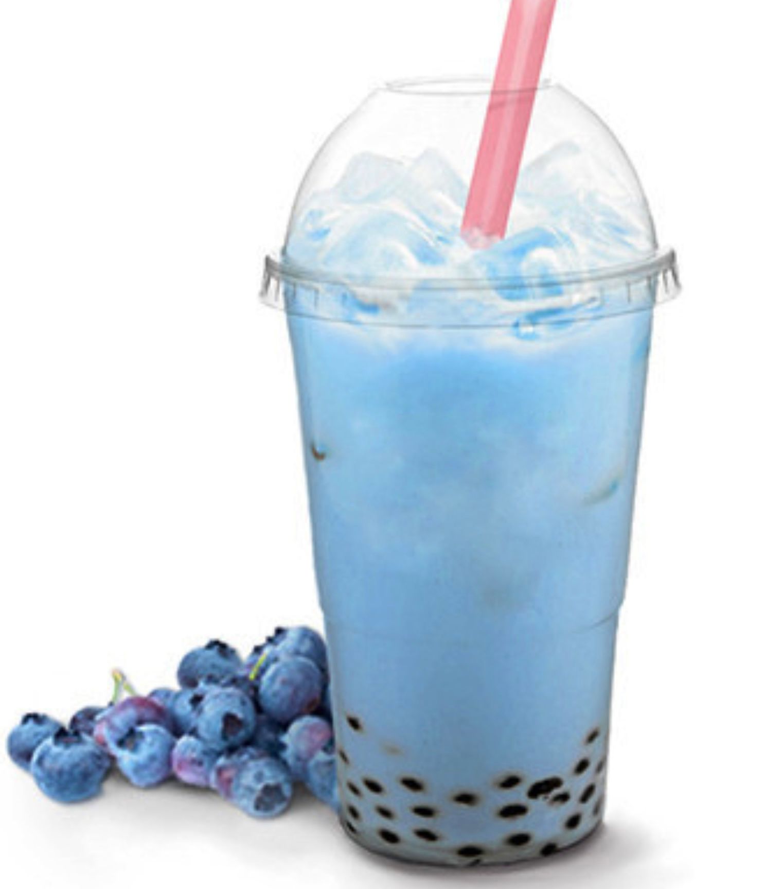 Blauwe bes Bubble Tea